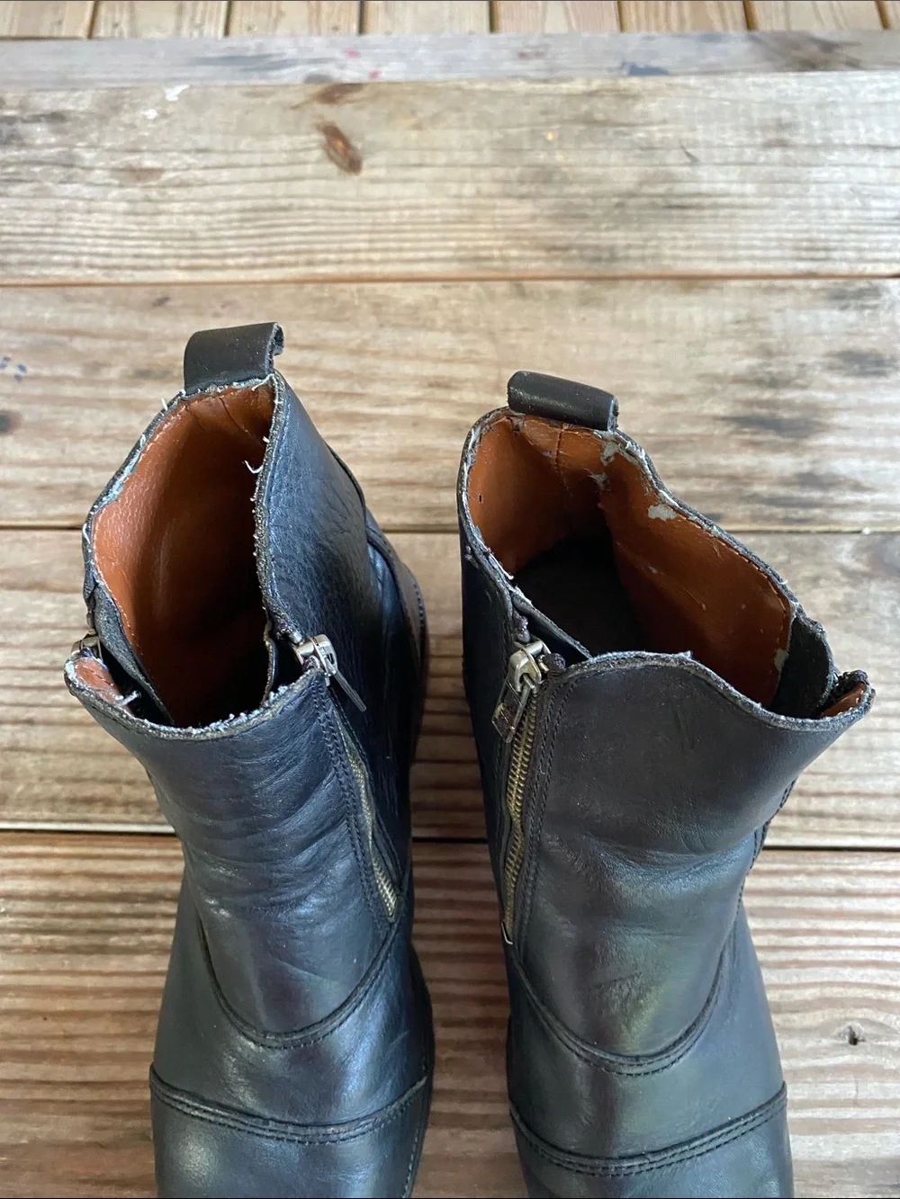 Women’s Harley Davidson Starter Switch Black Leather Boots Size 9
